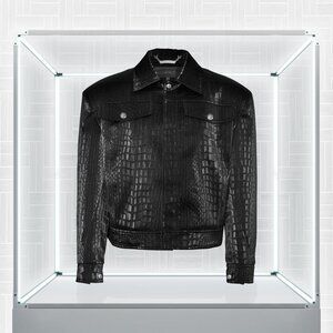 Chrome Hearts Crocodile Leather Work Jacket